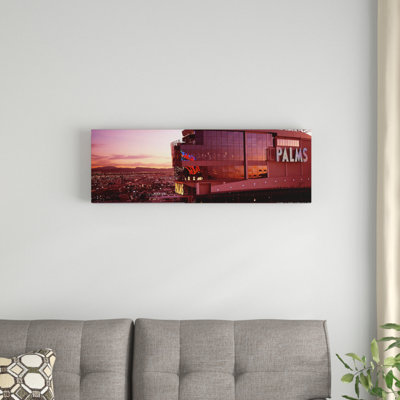 " Hotel Lit Up At Dusk, Palms Casino Resort, Las Vegas, Nevada, USA " by Panoramic Images
