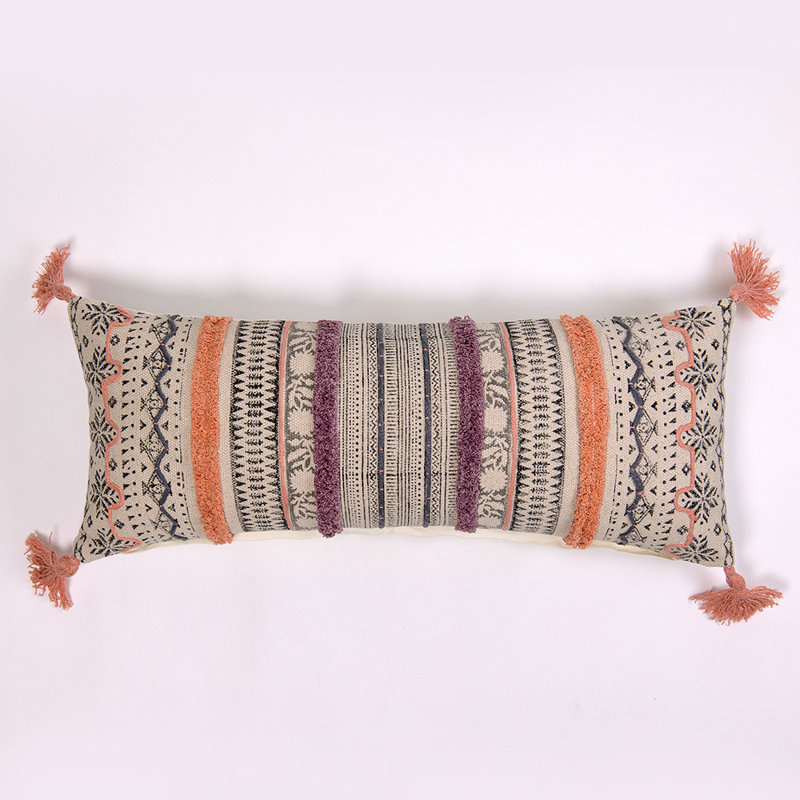 Tege Bolster Pillow Cover & Insert