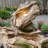 Outdoor Resin Water Fountain with LED Light, Multi-Tier Cascading Driftwood Design for Garden & Patio
