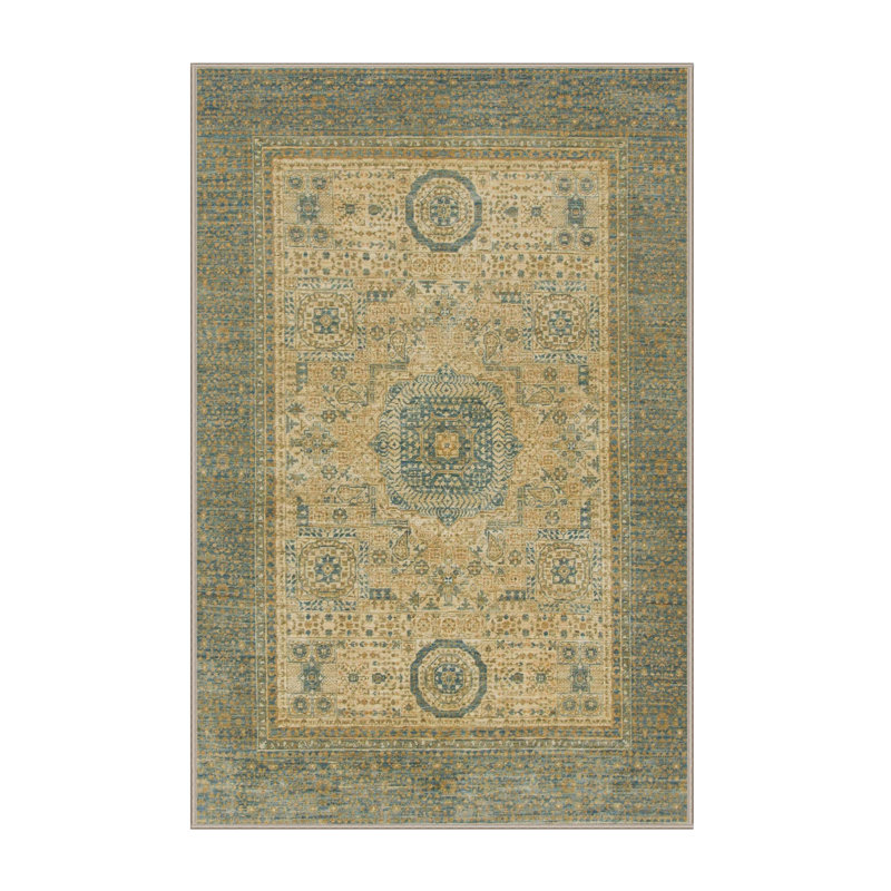 Abstract Indoor Rug, Rectangle 4' x 6'
