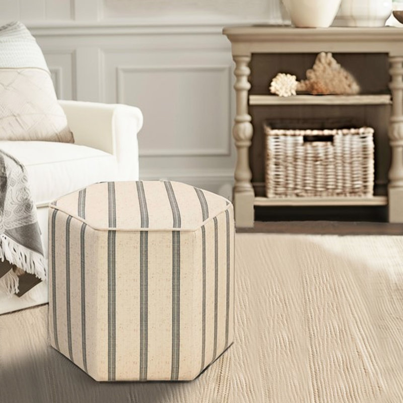 Repose-pieds hexagonal d'appoint Accent