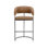 Upholstered Stool with Metal Frame