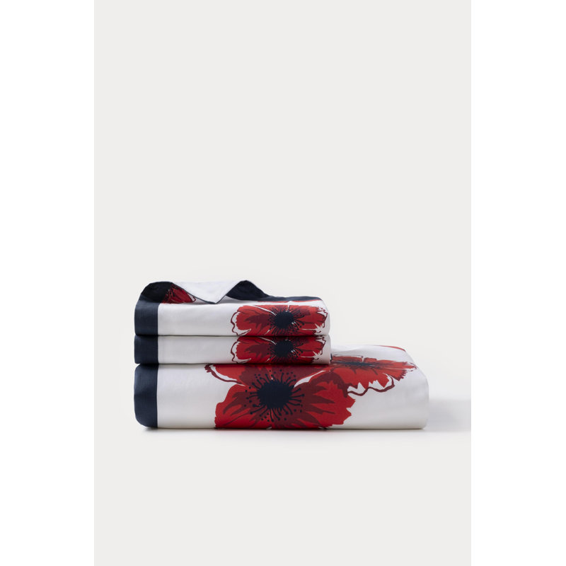 Ensemble de valises pour chambre d'amis Poppy Hawaian, Housse de couette grand + 2 grandes taies décorat