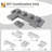 Boneless Modern Oversized Modular Sectional Sofa,Sparkling Chenille Fabric Soft Cushion Sofa with 8 Pillows,8 PCS DIY Combination Tufted Sofa,No Assembly Required,-431774624
