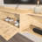 Modern Oak TV Stand, 55.1 x 9.8 x 9.8 inches | 100% Melamine Coated Particle Board, Thickness: 0.3 inches | Elegant Design for Living Room & Entertainment Spaces | Durable & Stylish Furniture Solution