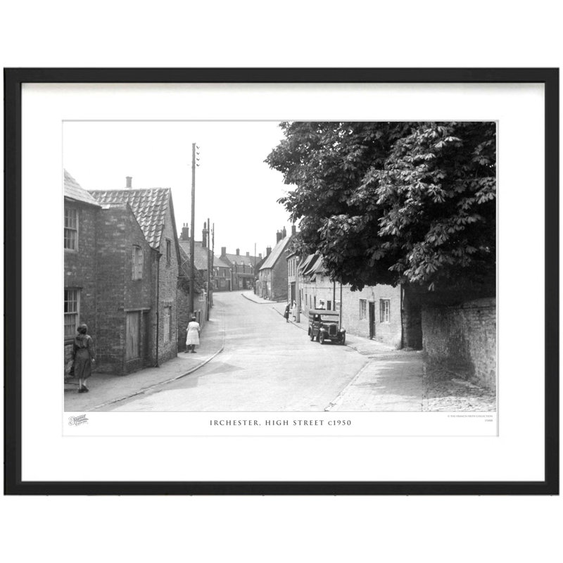 Irchester, High Street C1950 by Francis Frith - Single Picture Frame Print, 40cm H x 50cm W x 2.3cm D