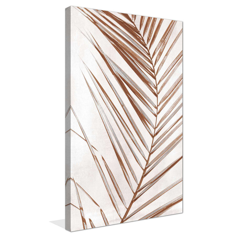 Sedona Frond II - peinture, L 18 po x H 30 po, Toile tendue