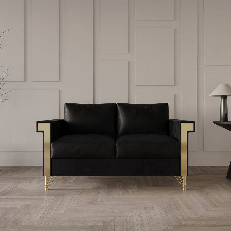 Snaresbrook Fabric 56.3'' Reception Loveseat