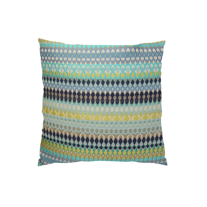 Alpenglow Geometric Reversible Throw Pillow, 16" H x 16" W, Square