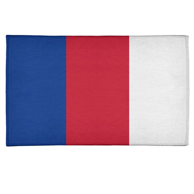 Tapis en poly à rayures de football new england retour