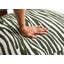 Tissu contemporain à rayures zébrées avec dossier cylindrique et mousse haute densité pour un confort confortable-1287704010