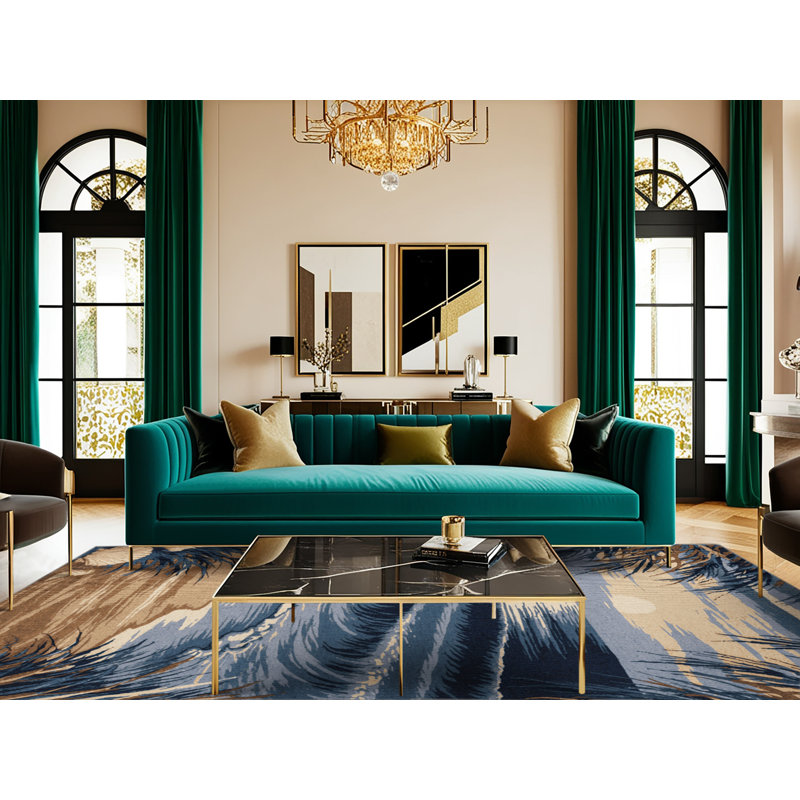  Tapis côtier lavable Twilight Shore, Tapis de couloir 2 pi x 4 pi