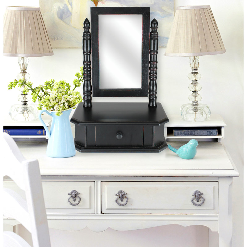 Colusa Wood Floor Mirror