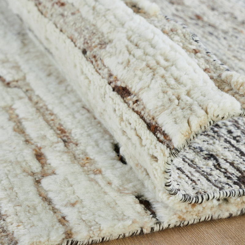 Sorrento Hand Knotted Wool Area Rug, Rectangle 9' x 12'