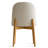 Linen Upholstered Dining Chairs With Solid Wood Legs-980415172