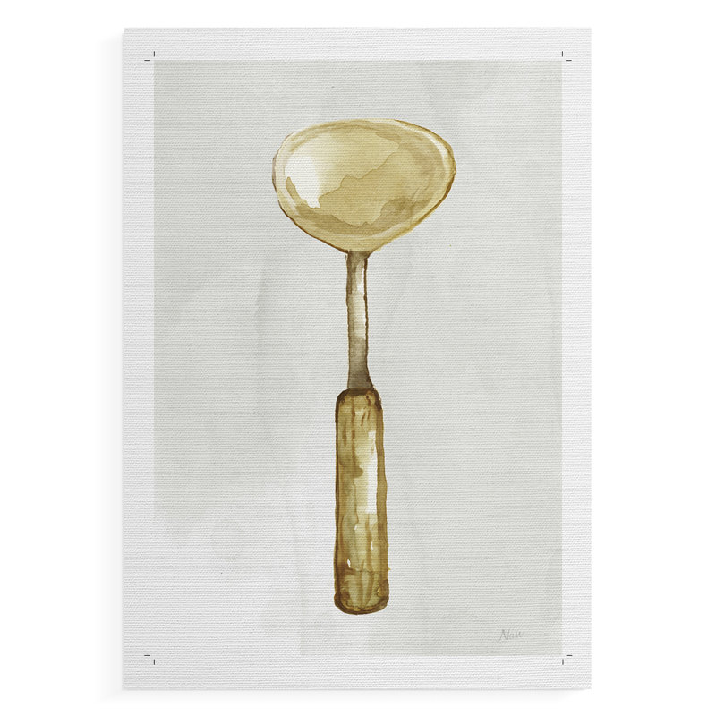 Kitchen N Nécessity I - Impression sur toile seulement - NON-CADRE, H 48 po x l 32 po