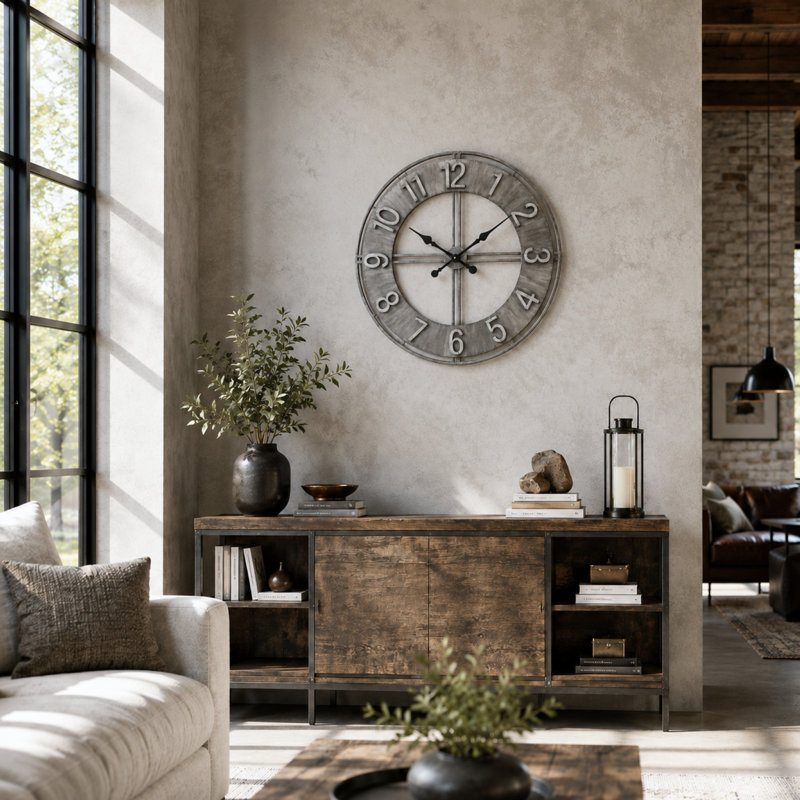 Metal Wall Clock