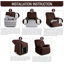 Housse pour fauteuil inclinable à coussins carrés/rectangulaires-189624714