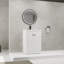 Meuble-lavabo autoportant avec lavabo en résine