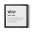 "Wine", art textuel sur toile-1382615082-1382615093