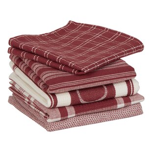 Sophisticated Stripe Tea Towel-pink-black-kitchen Towel-guest Towel -watercolor-tea Towel Set-two Tone-cotton-coordinate-stripes-green-blush 