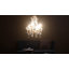 Luminaire suspendu en forme de chandelier en or antique Markees avec perles en cristal-446808832