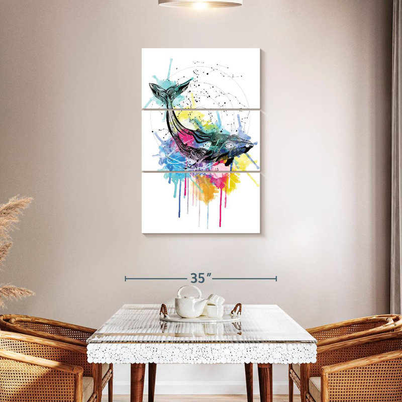 Brampt Whale, 45" H x 28" W
