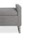 47" Ottoman With Storage,Upholstered Entryway Bench For Bedroom And Living Room,End Of Bed Bench With Metal Base, Grey. Modern Style