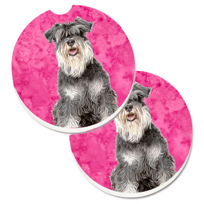 Sous-verre barbu collie voiture