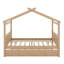 Lit en bois avec couchette-589625155
