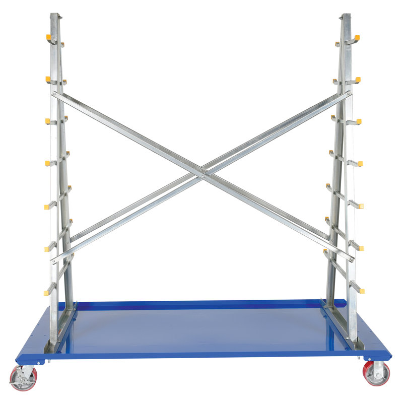 72.5'' H x 36.75'' W Utility Cart with Wheels