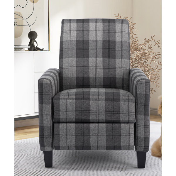 Buffalo Check Black and White Size Extra-Large Rocking Chair Cushions -  Latex