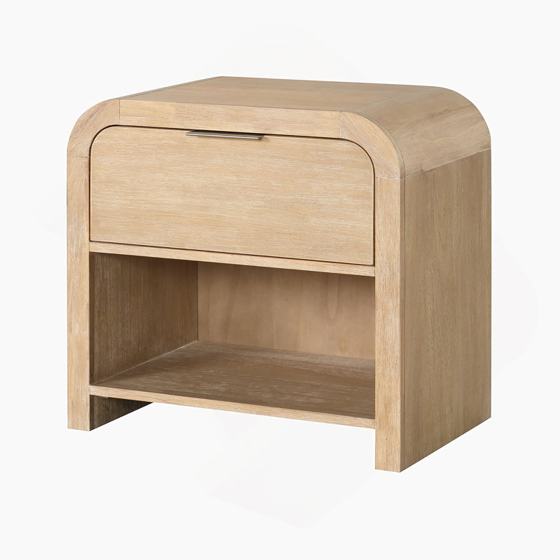 Table de chevet, table de chevet de chambre à coucher avec tiroir et tablette