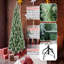 Arbre de Noël artificiel 7 pi, 82 pommes de pin, 1348 branches mixtes en PVC et à aiguilles dures, structure à charnières pour une installation facile, support en métal robuste-1739289838-1739289834