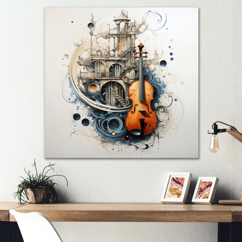 Jaslyne Harmonious Melody in This - imprimé, H 30 po x l 30 po x P 1 po, Toile tendue