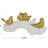 Cebollero Porcelain Ceramic Bird Decorative Gold Sculpture
