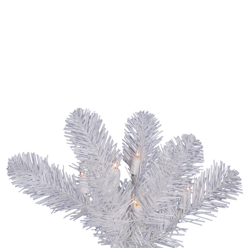 Sparkle White Spruce Pencil Artificial Christmas Tree, ClearDura-Lit® Incandescent, 6.5' H