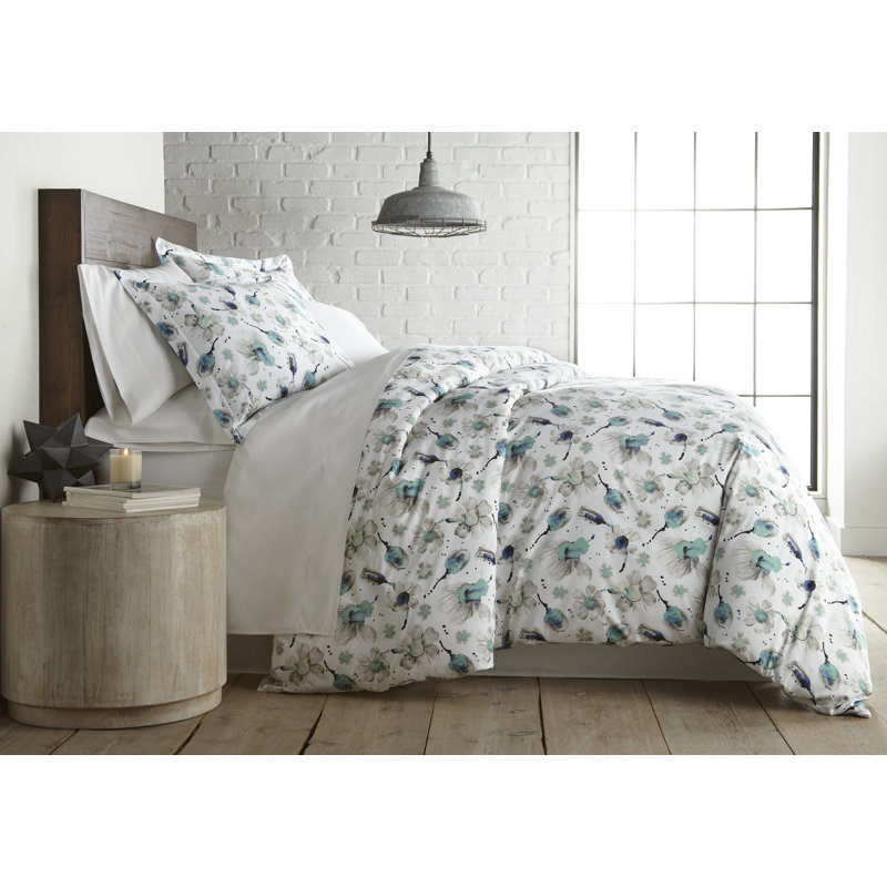 Grand Symphony Collection 300 Thread-Count Cotton Duvet Cover Set by Southshore Fine Linens, Blue