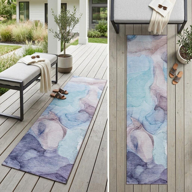 Tapis de couloir d'extérieur 8 po