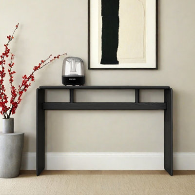 Wabi-Sabi Style Solid Oak Entryway Table