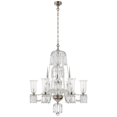 Crowley 6 - Light Glass Chandelier