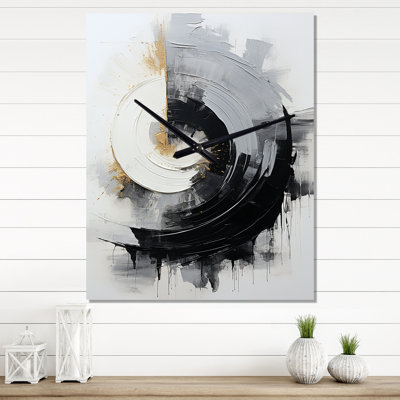 Zen Spiral II - Abstract Wall Clocks