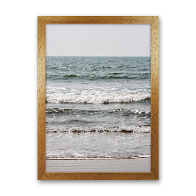 Blue Beach Waves 1 Piece Wall Art