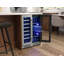 Zephyr Presrv 24" 21-Bottle and 64-Can Dual Zone Wine and Beverage Cooler