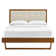 Willow Wood Platform Bed with Angular Frame
