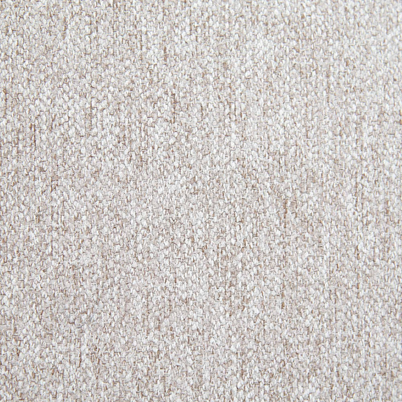 Mascoutah Upholstered Ottoman, Nickel 100% Polyester