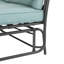 Banc d'extérieur en métal avec coussins Bindman-752935721