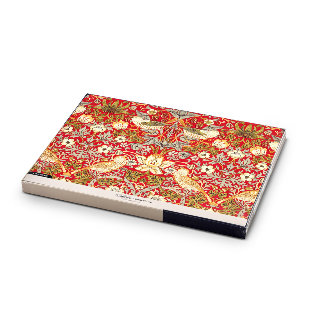 Pimpernel Strawberry Thief Placemats 15.7 X 11.7" (Set of 4) Pimpernel 