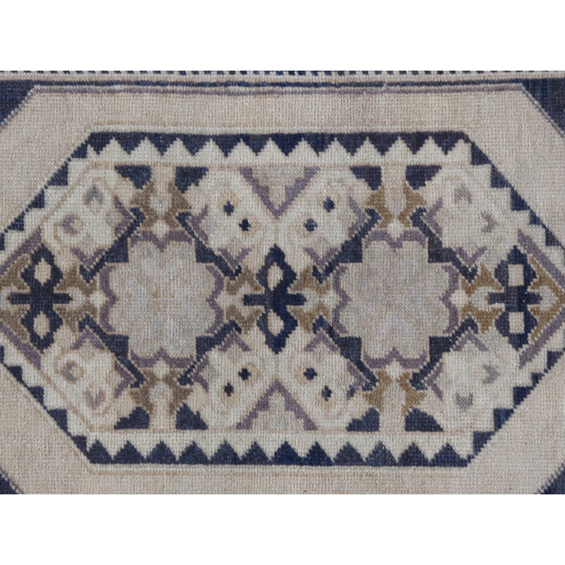 Vintage One-of-a-Kind Rectangle 1'9" X 3'3" Hand Knotted Area Rug