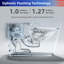Rainlex 1.0 Gallons GPF Elongated Floor Mounted Bidet Toilet (Seat Included)